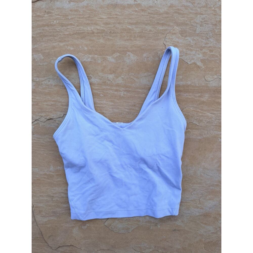 Lululemon Align Tank Top Blue Linen Size 0